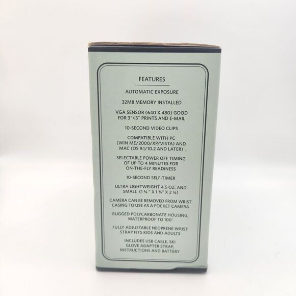 Vintage Original GoPro Digital Hero Wrist Camera 2007 New in Open Box - Picture 3 of 6